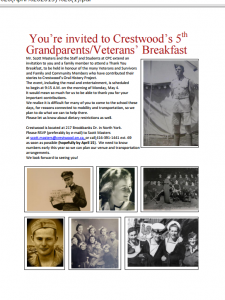 Grandparents Veterans Breakfast