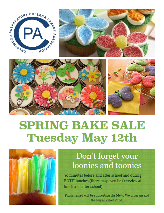 Spring Bake Sale